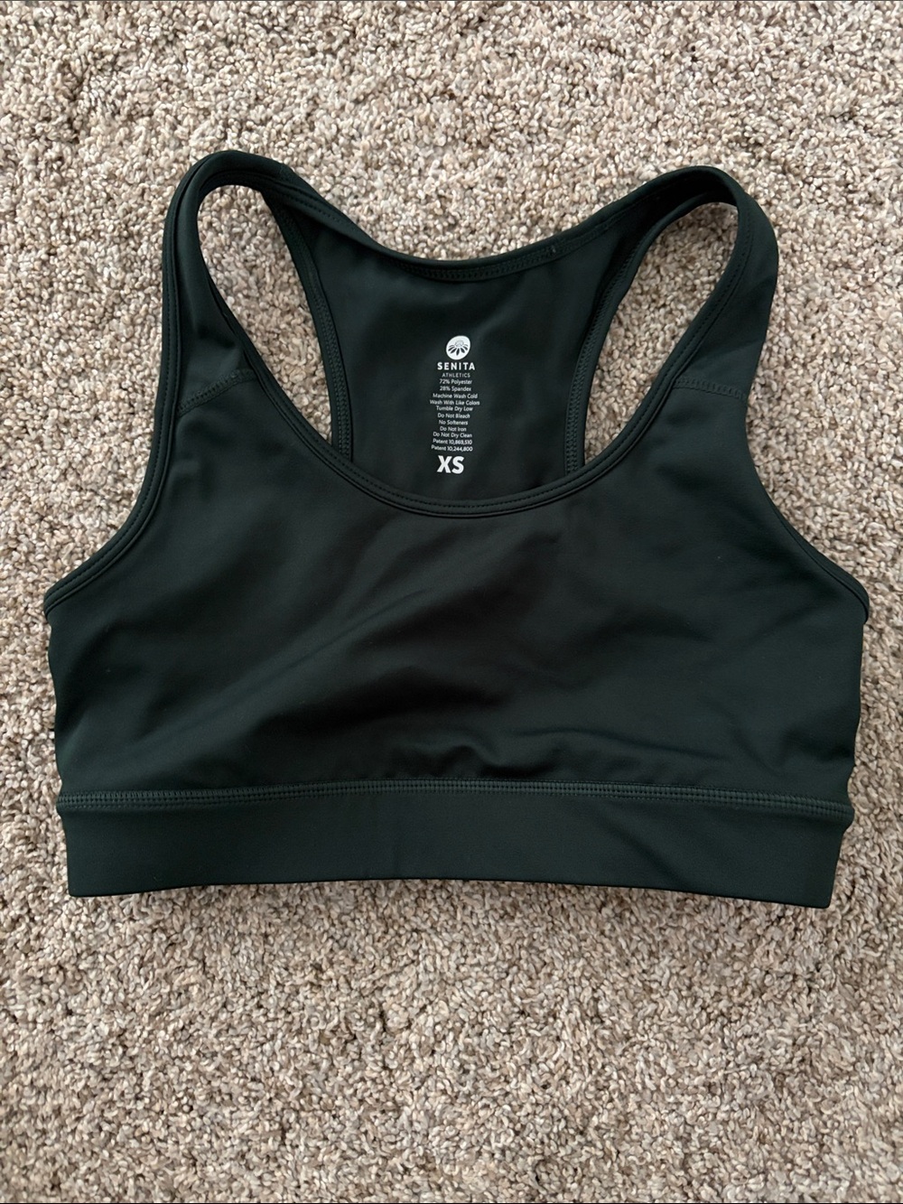 Senita Athletics Sarah sports bra juniper XS no pads